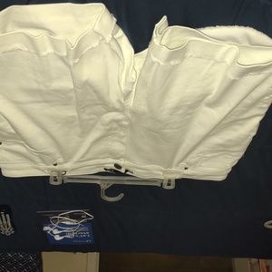 Kut from the cloth white denim Catherine boyfriend shorts size 20W